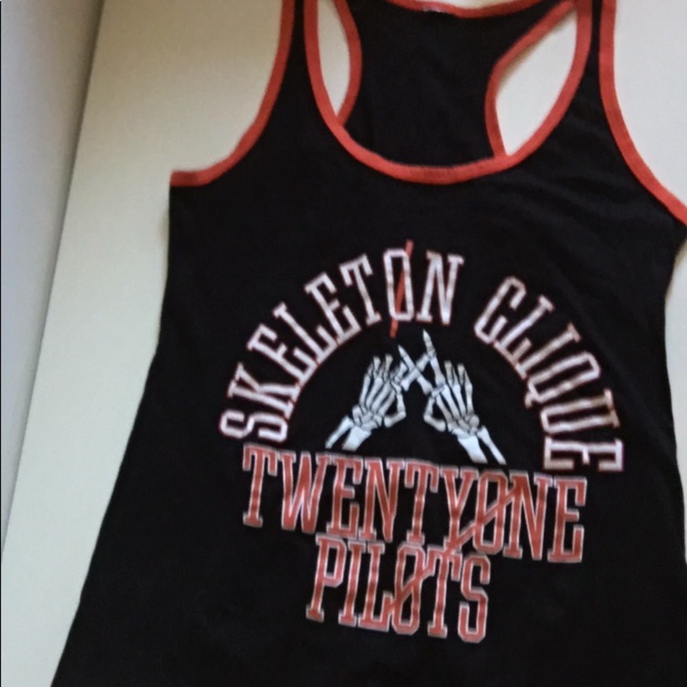 tank top. twenty one pilots. used